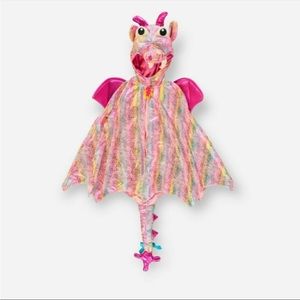 Dream, Play, Imagine brand pink flying dragon cape ages 3-6